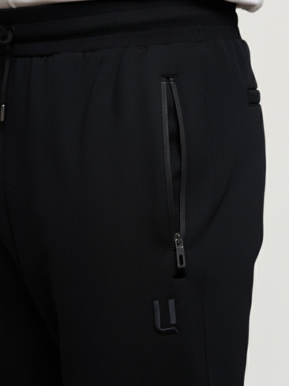 Sarouel jogging coton - Noir