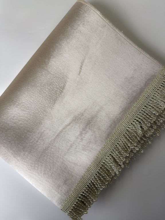 tapis de prière en velours beige