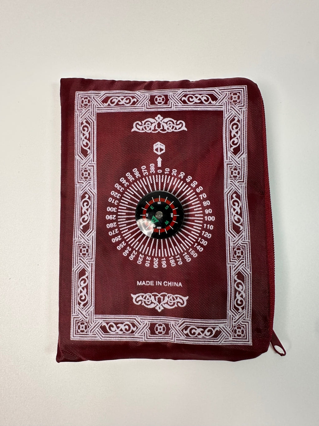 Tapis de prière de poche avec boussole