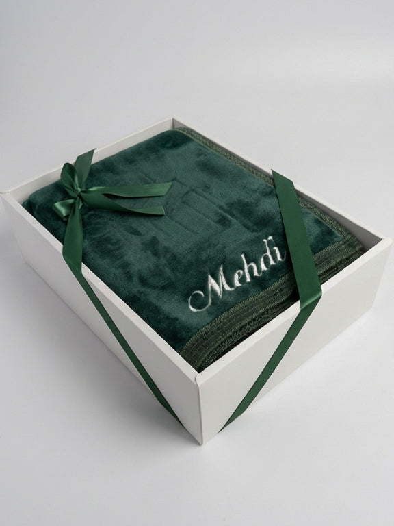 Tapis de prière épais - Vert