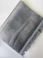 tapis de prière en velours gris