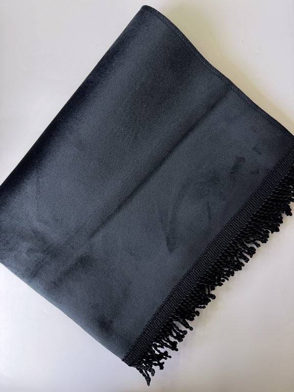 tapis de prière en velours noir