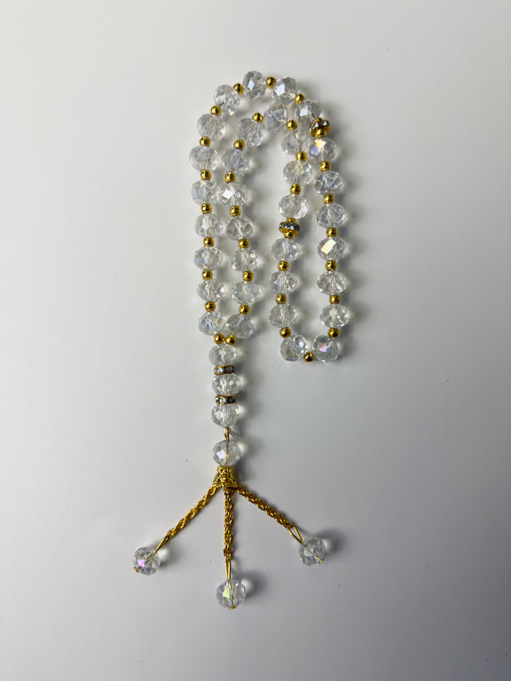 tasibh de 33 perles blanc