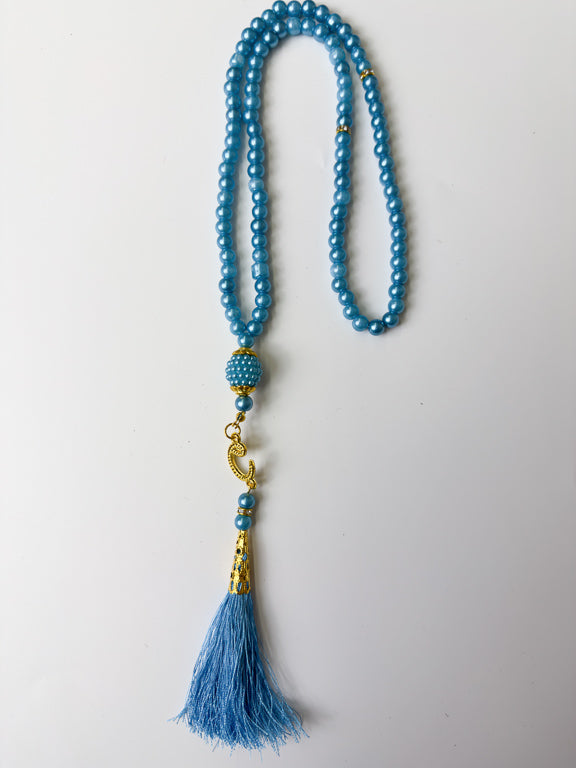Tasbih Bleu turquoise 99 perles