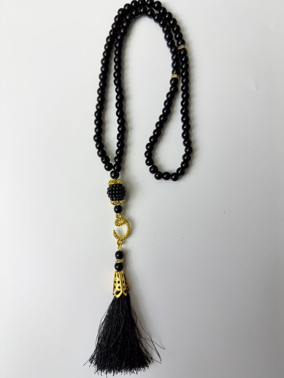 tasibh de 99 perles noir