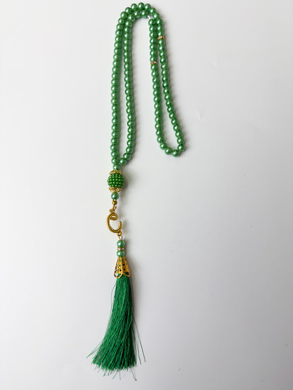 tasibh de 99 perles vert